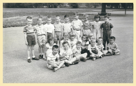 Mrs. Hostetter's Kindergarten Class at Brecht Elementary, 1959