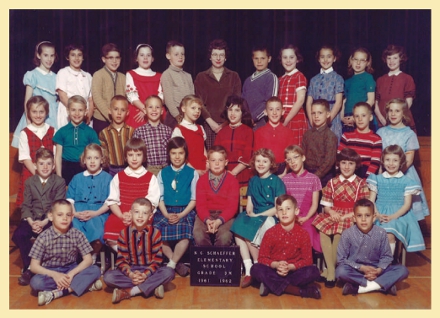 Mrs. Metzler's 3th Grade Class at Shaeffer Elementary, 1961-1962