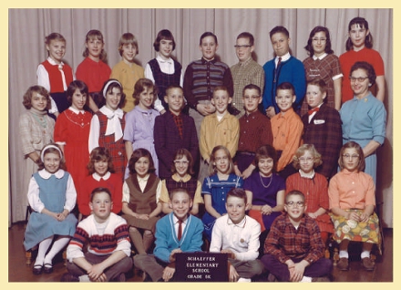 Unknown Teacher's 5th Grade Class at Schaeffer Elementary, 1963-1964